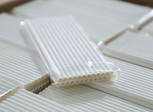 package of paper straws
