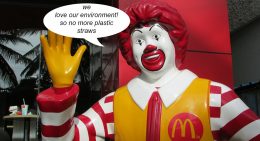 mcdonalds no more plastic straws