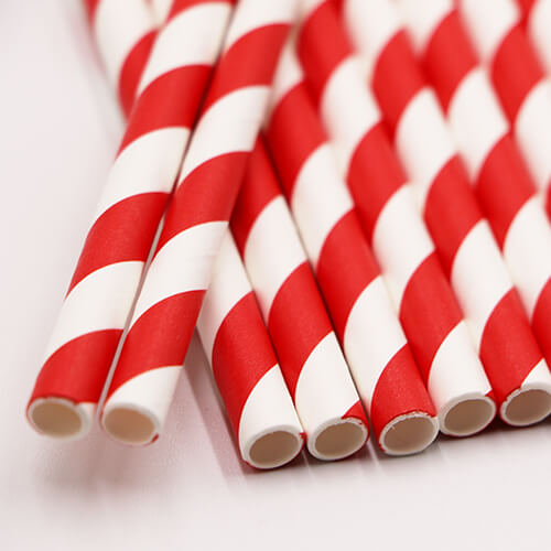 4 Layer Sturdy Biodegradable Paper Drinking Straws 8 1