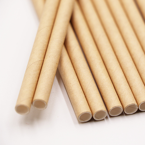 Classic Dye Free Brown Kraft Jumbo Paper Drinking Straws 2