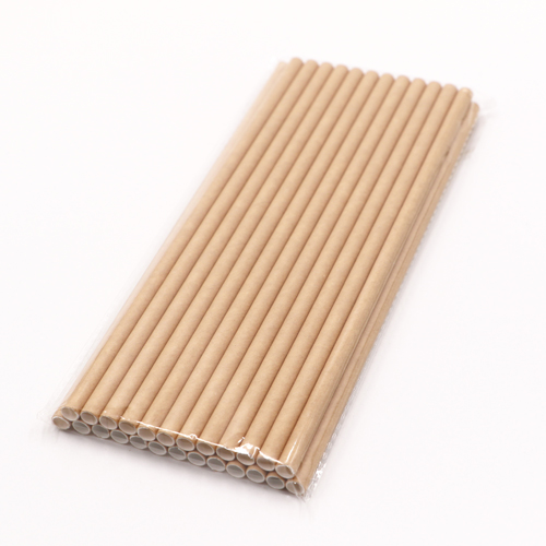 Classic Dye Free Brown Kraft Jumbo Paper Drinking Straws 4