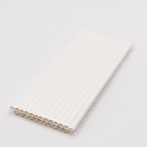 Classic Plain White Jumbo Paper Straws 3