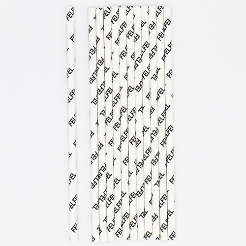 Custom Logo Branded Paper Straws 3