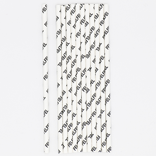 Custom Logo Branded Paper Straws 3