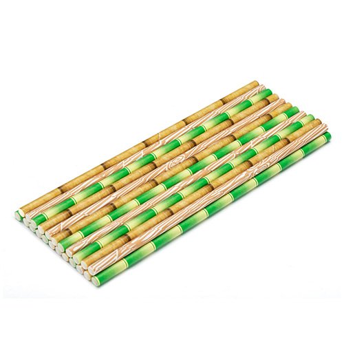 Biodegradable Paper Straw White Drinking Straws - bambooandwood