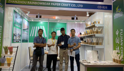 Established business relation with local paper straw factory