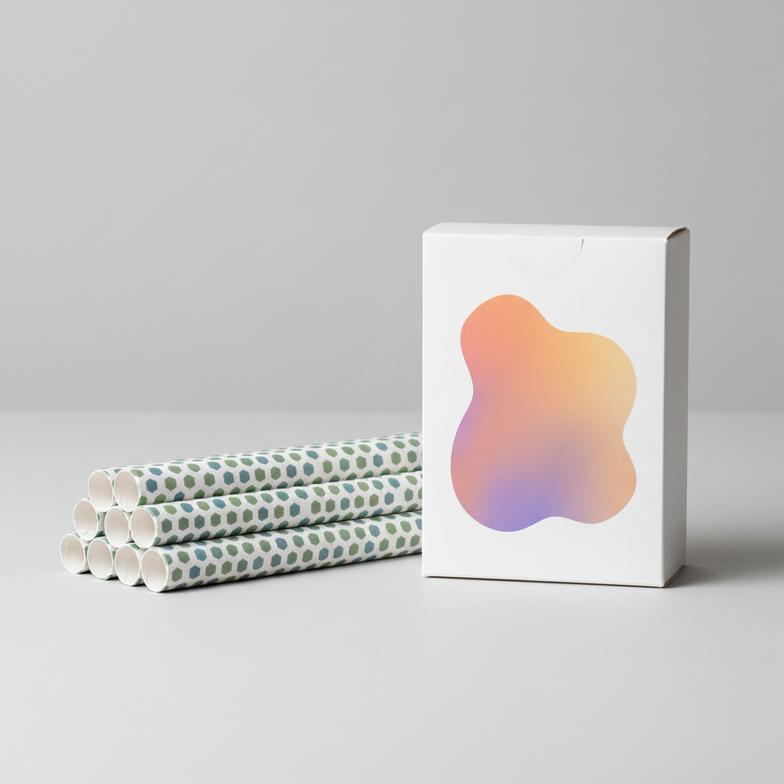Examples of custom branded mason bee tubes and retail packaging