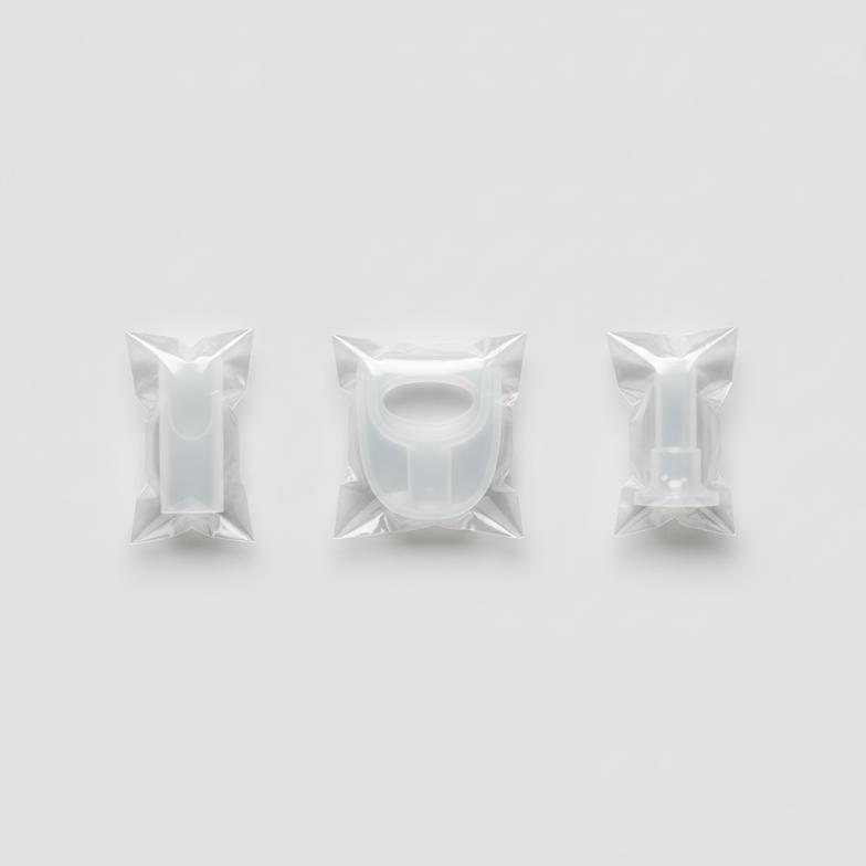 A selection of individually wrapped disposable breathalyzer mouthpieces