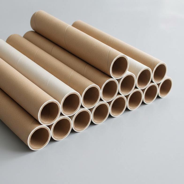 a stack of custom-made firework paper tubes with precise dimensions