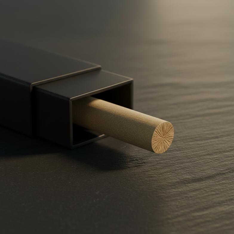 A premium pre-roll package highlighting the quality of the filter tip