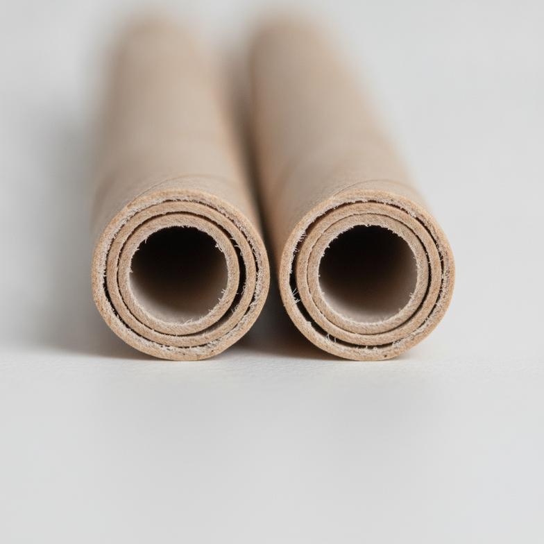 Close-up view of a paper straw cross-section showing multiple paper layers and discussing paper straw strength