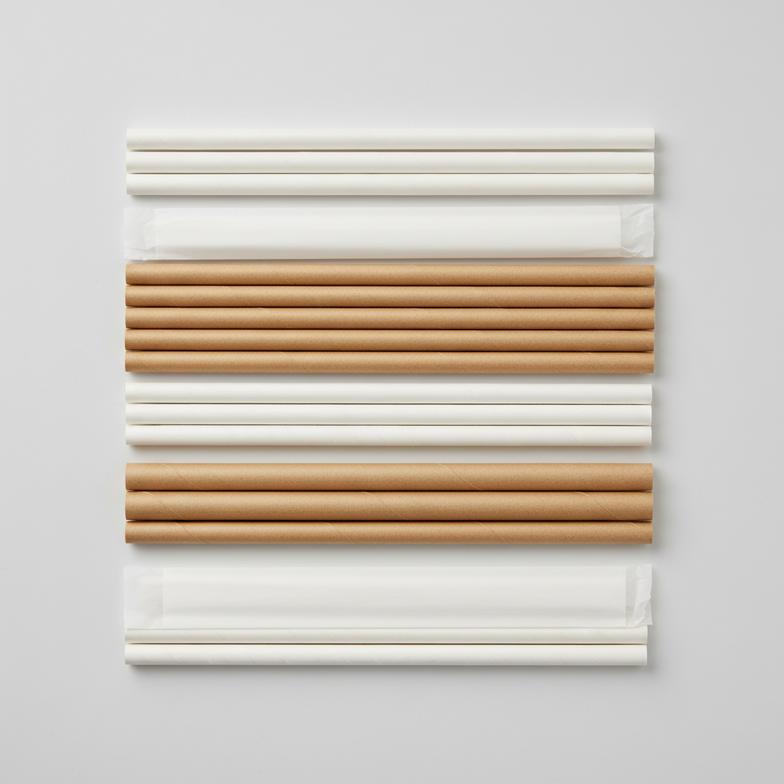 Comparing different types of paper straws to find the right fit for a business.